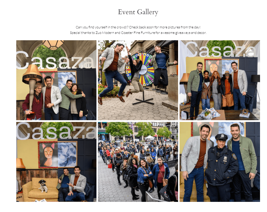 ZUO partners with Property Brothers, for NYC event launching their new website Casaza.com